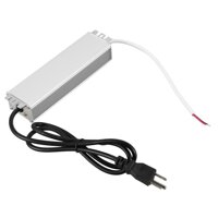 LED Driver 60W Waterproof IP67 Power Supply Transformer Adapter 80V-265V with 3-Prong Plug 3.3 Feet Cable for LED Light Computer Project Outdoor Light US Plug