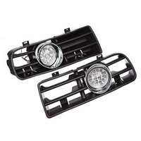 LED Fog Light For VW Golf 4 MK4 1997 1998 1999-2006 2pcs FogIight With Racing Grills Halogen Lamp Headlights