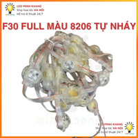 led full f30 ic 8206, 1903, 1935, 1908.... trang trí tòa nhà, Viền biển hiệu [1 dây 30 bóng]