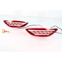 Led gầm cản sau ACCENT 2012 2013 2014 2015 2016 2017 đèn 4 chế độ Wellcome Demi Phanh Xi nhan chạy đuổi Audi trang trí làm đẹp đuôi ô tô HYUNDAI cao cấp