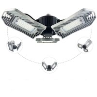 LED Garage Lights, Deformable Ceiling Lights with 8000 Lumens,E26 Led Bulbs,Indoor Led Work Shop Lights,Industrial,Daylight,Overhead Projector(80W ...