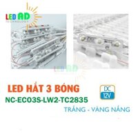 Led Hắt 3 Bóng Mắt Tỏa Siêu Sáng - 12V - Dây 20 Bóng