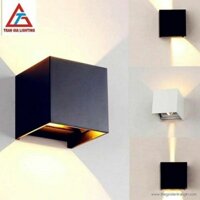 LED HẮT TƯỜNG VUÔNG 2 ĐẦU 6W CÓ CHỈNH TIA SÁNG VÀ CHỐNG NƯỚC TRANG TRÍ NGOÀI TRỜI