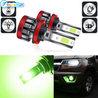 LED headlight front fog lamp 9-30 V 3000LM car modified green lime light bulb