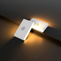 LED Induction Night Light Wireless USB Charging Human Body Induction Wall Light Bedroom Corridor Cabinet Bathroom Night