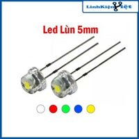 Led lùn siêu sáng 5mm gói 10 con làm biển quảng cáo trang trí, led cube - trắng