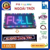 Led ma trận P10, Module led ma trận P10 full màu ngoài trời - 16 x 32 - led matrix full màu ngoài trời làm biển led ma t