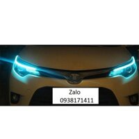 Led mí ô tô DRL chạy đuổi kiểu Audi đèn ban ngày daylight và xi nhan.