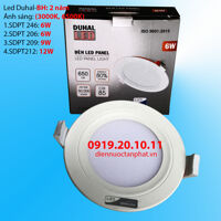 LED PANEL ÂM TRÀN 6W-SDPT206