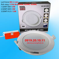 LED PANEL ÂM TRÀN ĐỔI MÀU 9W-SDMT0091