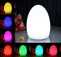 LED Rechargeable Light Up Furniture - Indoor Outdoor Use - Waterproof with Remote - by Playlearn (Oval)