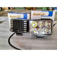 LED RUNLAI 6 MẮT TRẮNG VÀ VÀNG 12V24V