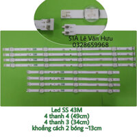 Led Samsung 43M6100/M5100 = T6000/6500 = R6000