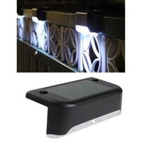 LED Solar Power Light Lamp Outdoor Path Way - White Light Black