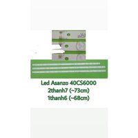 led tivi asanzo 40cs6000 máy dùng 2 thanh 7 bóng và 1 thanh 6 bóng