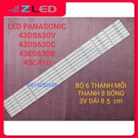 LED TIVI PANASONIC 43DS630V 43DS600V 43DS630C 43EX600V 43EX630V 43ES500 43ES630B 43C410K 42A400V 42C410V  MỚI 100%