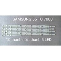 LED TIVI SAMSUNG 55 TU7000_8000_8100 ( 1 MÁY 8 THANH - 5 THANH NGẮN 5 BÓNG + 5 THANH DÀI 5 BÓNG )