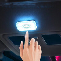 LED Touch Light Mini Wireless Car Interior Lighting Auto Roof Ceiling Reading Lamp for Door Foot Trunk Storage Box USB C