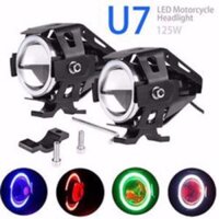LED TRỢ SÁNG U7 LOẠI TỐT ĐI ĐÊM CHO XE MÁY CỰC SÁNG