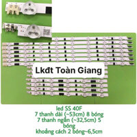 Led TV Samsung 40F5501 lưng đồng loại 7thanh dài + 7thanh ngắn