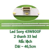 led viền tivi sony 43w800 máy 2 thanh x33 led