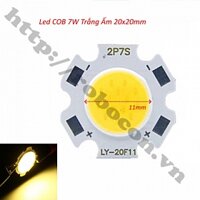 LED159 Nhân Đèn Led COB 24V 7W 2P7S LY-20F11 Trắng Ấm Đường Kính Nhân 11mm