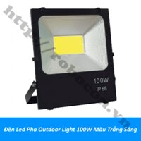 LED187 Đèn Led Pha Outdoor Light 100W Màu Trắng Sáng