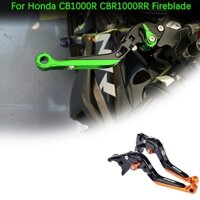 Ledishun Xe Máy Có Thể Điều Chỉnh Tay Cầm Đòn Bẩy Phụ Kiện Ngắn & Dài Ly Hợp Phanh Đòn Bẩy Cho Xe Honda CB1000R CBR1000RR Fireblade