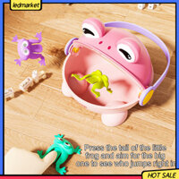(Ledmarket) Jump Frog Toy Đồ chơi cóc đầy màu sắc Bộ đồ chơi ếch nhảy tương tác Trò chơi giáo dục dành cho cha mẹ và con cái với cóc đầy màu sắc Không cần pin Đồ chơi ếch xanh vui nhộn cho trẻ em