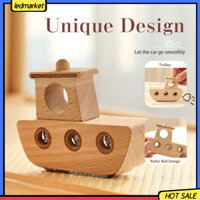 (Ledmarket) Tập Trung Huấn Luyện Thuyền Đồ Chơi Phát Triển Kỹ Năng Vận Động Thuyền Đồ Chơi Bóng Cán Bằng Gỗ Đồ Chơi Thuyền Cho Bé Trai Và Bé Gái Giáo Dục Tay Đẩy Thuyền Đồ Chơi Cho Kỹ Năng Vận Động Tinh Tế