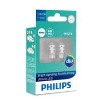 [LEDT2 ISOP] Đèn Led T10 Philips Ultinon [SL: 1 Cặp] [Bảo hành 5 năm]