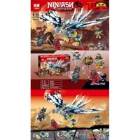 LEDUO 76021 non Lego ĐẠI BÀNG TIA CHỚP NINJA bộ đồ chơi xếp lắp ráp ghép mô hình The Lego Ninjago Movie NINJASN LIGHTING HAWK Ninja Lốc Xoáy 504 khối