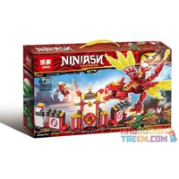 LEDUO 76033 non Lego RỒNG LỬA CỦA NINJA KAY bộ đồ chơi xếp lắp ráp ghép mô hình The Lego Ninjago Movie NINJASN LECACY Ninja Lốc Xoáy 346 khối