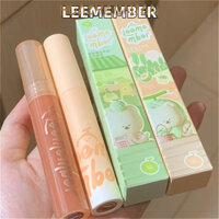 Leemember Honeydew Series Lip Gloss Mirror Water Gloss Matte Lip Glaze Lip Mud Không Thể Hiện Đường Môi Dưỡng Ẩm