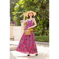 Leena// Đầm lụa hạ eo dài / Đầm thiết kế dạo phố, đi biển