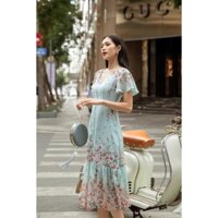 Leena// Đầm voan tơ / Đầm thiết kế dạo phố, dự tiệc, công sở