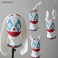 Leesisters Halloween Balaclava Mũ Dành Cho Nữ Trưởng Thành Quỷ Chú Hề Beanie Mũ Handmade Mặt Mũ Móc Mũ Trùm Đầu Cho Đảng Của Tôi