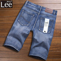Leesuhon Mùa Hè Mỏng Denim Quần Short Nam Rời Thẳng Thường Ngày Phù Hợp Với 5 Điểm Quần Giữa Breeches Hợp Thời Trang E33Z