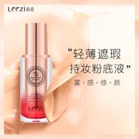 💕✌Leezi ✌Kem nền trang điểm lâu trôi peptide tổ chim, kem che khuyết điểm dạng lỏng, kem lót trang điểm se lỗ chân lông, trang điểm cố định, kem nền dạng lỏng trang điểm không thấm nước, không tẩy trang, mỹ phẩm làm đẹp cho nữ sinh