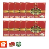 LEGEND NEST - Combo 10 hộp nước yến đường phèn 18% + 4 hộp cùng loại + 12 ngũ diệp sâm