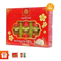 Legend Nest - Combo 7 hộp yến đường phèn 13% TẶNG 3 hộp cùng loại + 10 lon ngũ diệp sâm/lon yến