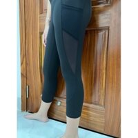 Legging lửng phối lưới túi
