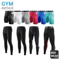 ☁△Legging thể thao nam - Quần PRO COMBAT nhanh khô giữ nhiệt chuyên tập GYM bóng rổ đá banh (màu đen)