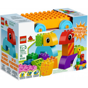 Bộ xếp hình xe kéo Toddler Build and Pull Along V29 Lego Duplo 10554