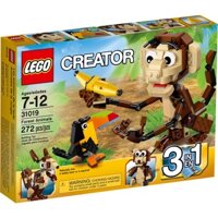 LEGO 31019 Creator - Động Vật Rừng Xanh (Khỉ, Toucan Mỏ Thuyền / Sóc / Gấu)
