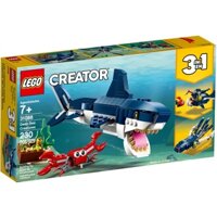 LEGO 31088 Creator - Sinh Vật Biển Sâu (Cá Mập, Cua / Mực / Cá Cần Câu)