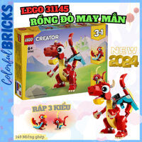 Lego 31145 | Rồng đỏ may mắn | Red Dragon | Lego Creator 3in1 Chính hãng