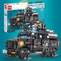 [LEGO 4 IN 1] BỘ ĐỒ CHƠI XẾP HÌNH LEGO Ô TÔ CẢNH SÁT 415 Chi Tiết, Lắp Ráp Trực Thăng,Máy Bay,Tàu Chiến,Ô Tô 4 trong 1