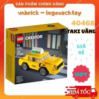 LEGO 40468 Yellow Taxi Xe Taxi Vàng