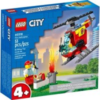 LEGO 60318 City - Trực thăng cứu hỏa